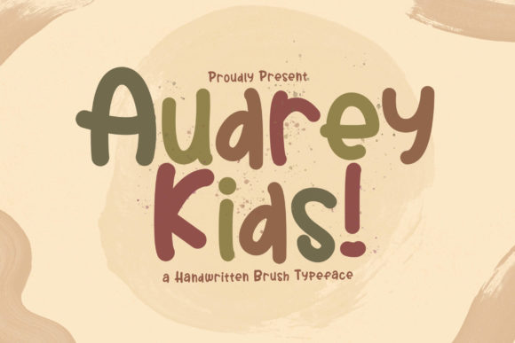 Audrey Kids: A Playful Display Font for Light-Hearted Editorial Moments
