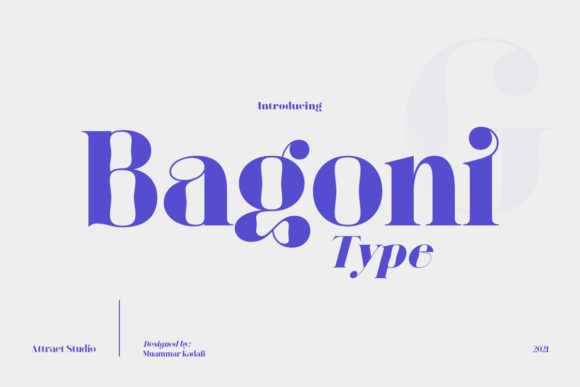 Bagoni: A Display Font That Lifts Your Digital Brand