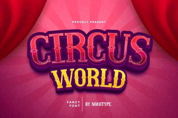 Circus World: A Display Font That Adds Magic to Digital Headlines