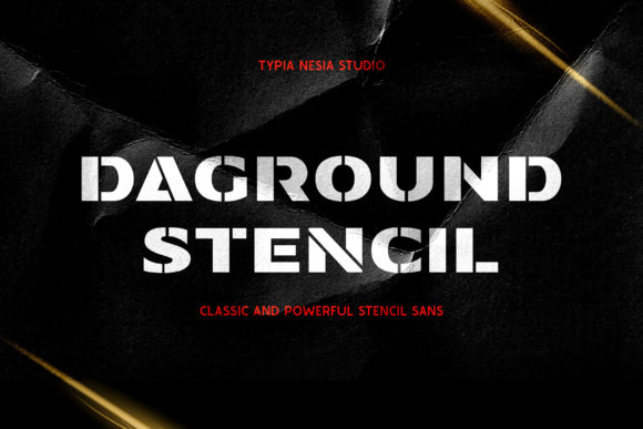 Daground: A Bold Display Font for Digital Branding