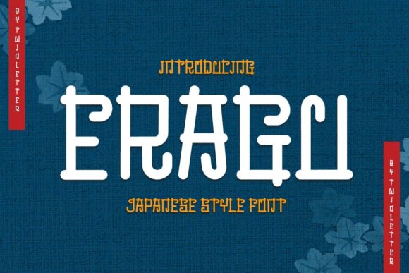 Eragu: A Japanese-Inspired Display Font with Quiet Confidence