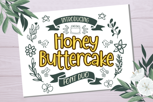 Honey Buttercake: A Display Font That Feels Like Sunlight on Toast