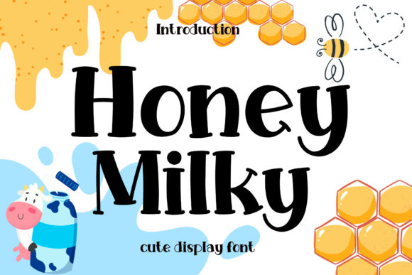 Honey Milky: A Playful Handwritten Display Font for Digital Brands