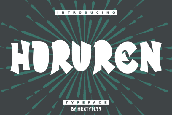 Horuren: A Display Font That Anchors Your Editorial Voice