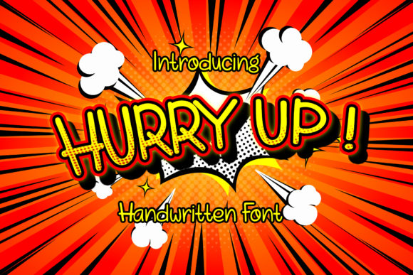 Hurry Up Font: A Playful Display Typeface That Just Works