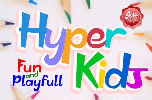 Hyper Kids Font: Bold, Friendly Display Type for Small Business Branding
