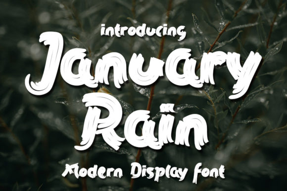 January Rain: A Display Font That Feels Like Quiet Confidence