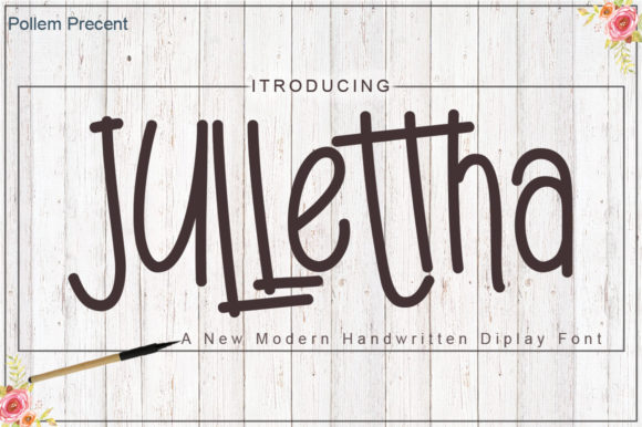 Jullettha and Mellita: A Display Font That Makes Your Brand Feel Thoughtful