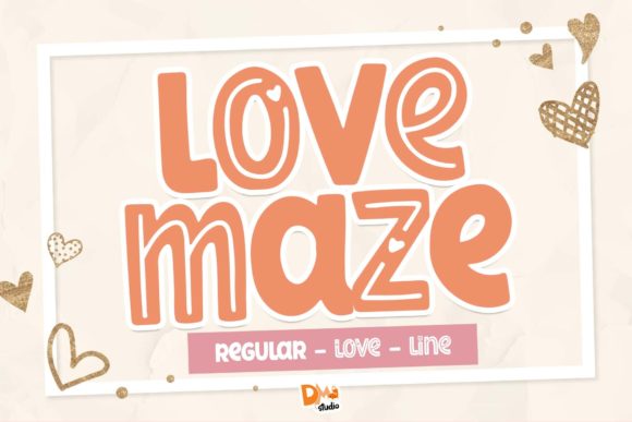 Love Maze: A Display Font That Makes Your Brand Feel Warmer