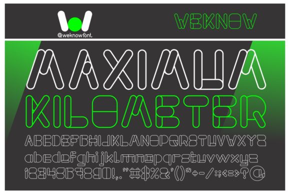 Maximum Kilometer: A Display Font That Makes Your Brand Instantly Memorable
