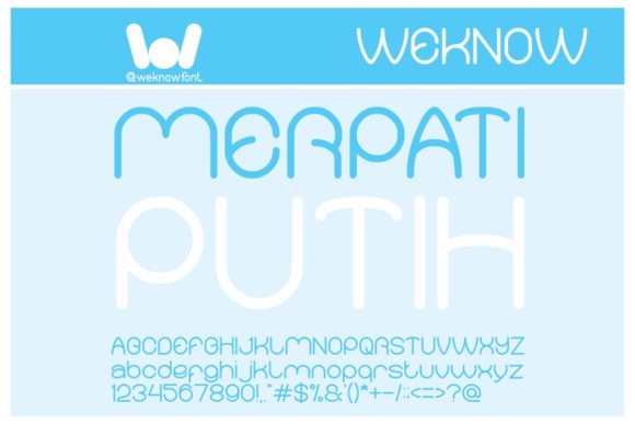 Merpati Putih: A Display Font That Feels Like a Creative Shortcut
