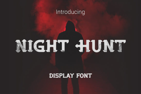 Night Hunt: A Bold Display Font for Digital Branding