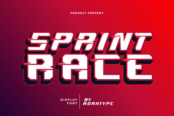 Sprint Race: A Display Font with Editorial Energy