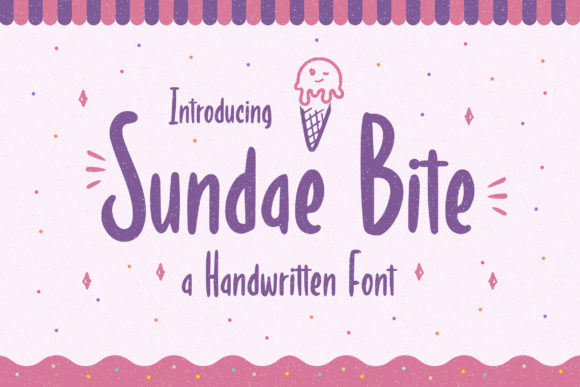 Sundae Bite: A Display Font That Feels Like a First Sip of Summer