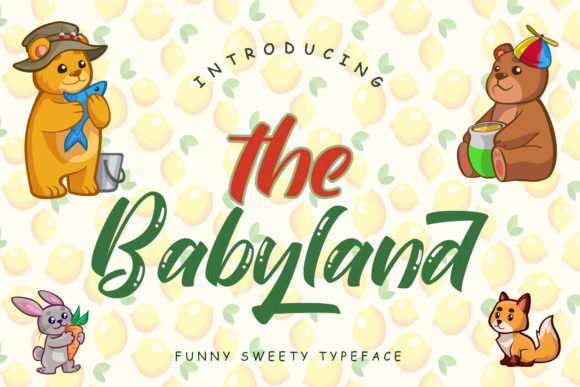 The Babyland: A Playful Display Font That Makes Your Brand Feel Like Home
