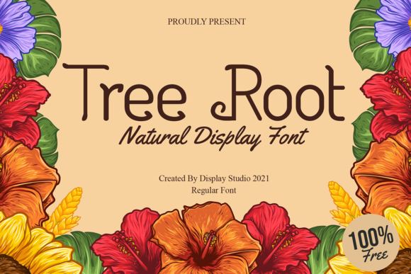 Tree Root Font: A Handmade Touch for Labels, Cards & More