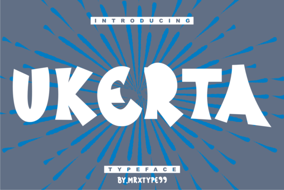 Ukerta: A Bold Display Font for Editorial Impact