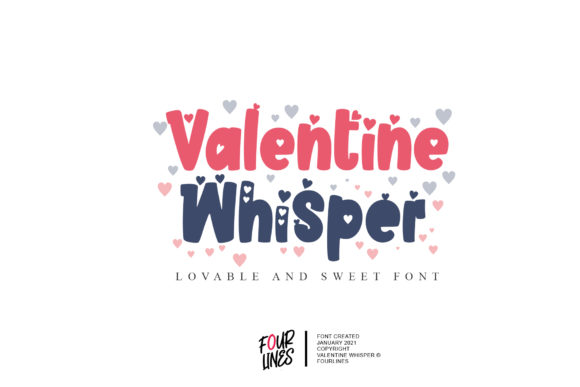 Valentine Whisper: A Sweet Display Font for Editorial Charm