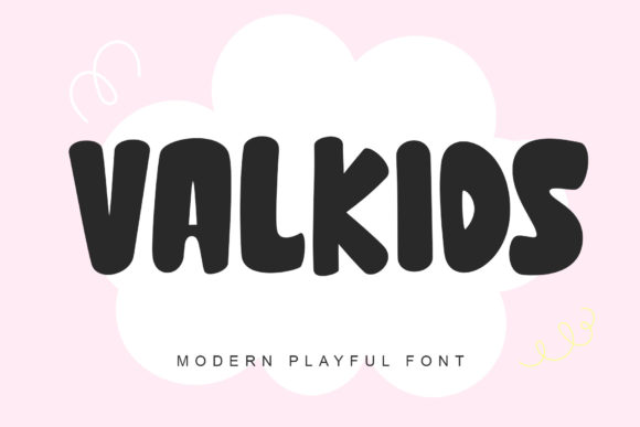 Valkids: A Friendly Display Font That Feels Like Handmade Magic