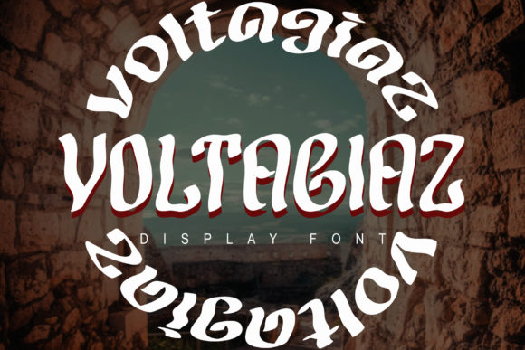 Voltagiaz: A Bold Display Font That Cuts Through the Feed